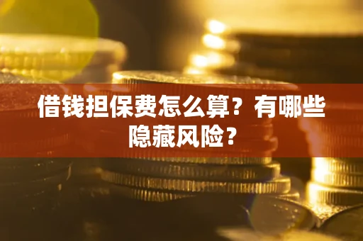 北京借钱担保费怎么算？有哪些隐藏风险？