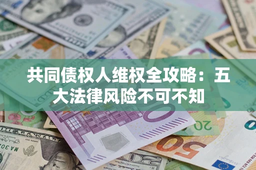 北京共同债权人维权全攻略：五大法律风险不可不知