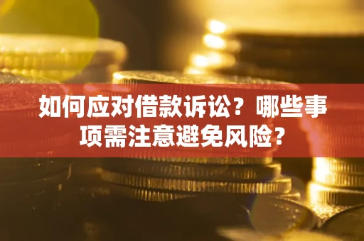 北京如何应对借款诉讼？哪些事项需注意避免风险？