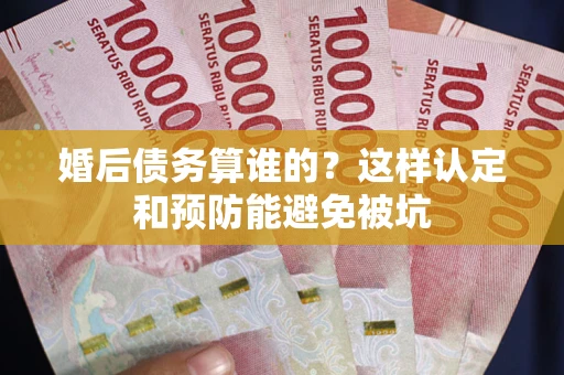 北京婚后债务算谁的？这样认定和预防能避免被坑