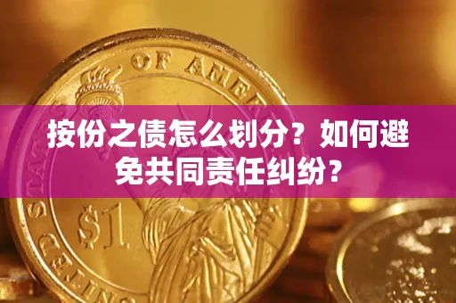北京按份之债怎么划分？如何避免共同责任纠纷？