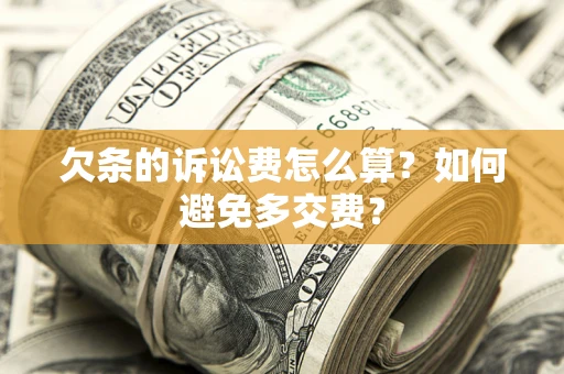 北京欠条的诉讼费怎么算？如何避免多交费？