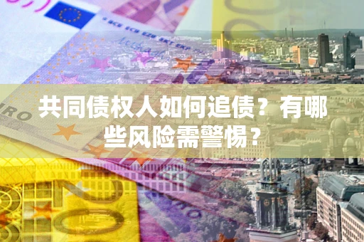 北京共同债权人如何追债？有哪些风险需警惕？