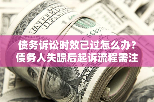 北京债务诉讼时效已过怎么办？债务人失踪后起诉流程需注意什么？