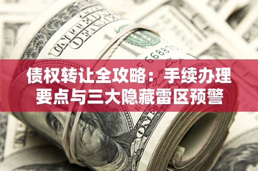 北京债权转让全攻略：手续办理要点与三大隐藏雷区预警